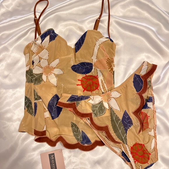 La Perla Floral Set, corset and panties. - Picture 15 of 15